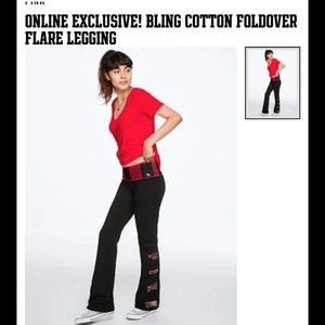 VS VICTORIA'S SECRET PINK BUFFALO PLAID LEGGINGS M